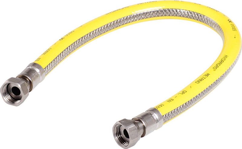 Superflex Premium RVS gasslang 200cm Gastec QA Keurmerk Hittebestendig Onbeperkte levensduur Flexibel