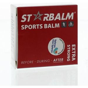 STARBALM - Balm - Massagebalsem - Wit/Rood - Voor Spierpijn