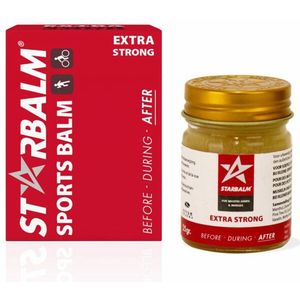 Star Balm Rood - Spierbalsem - 25 g - Voor/tijdens/na het Sporten