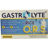 Gastrolyte O.R.S. rijst/banaan 6 sachets