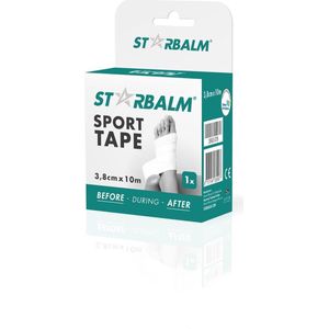 STARBALM - Sport Tape - 100% Viscose - Niet-Elastisch - Gekartelde Randen