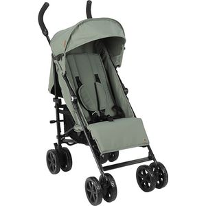 Topmark buggy Fenn - Plooibuggy tot 22kg - Inklapbaar & Verstelbaar in 4 posities - Wandelwagen - Groen