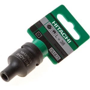HiKOKI 751875 Bitadapter naar 1/4"" zeskant met magneet - 38mm - 1/2