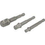 Hikoki Accessoires Adapters. 3-dlg 1/4"-3/8"-1/2" | 751970 - 751970