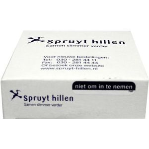 Spruyt Hillen - Sticker Niet Om In Te Nemen - Blauw/Wit - 1000 Stuks