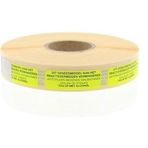 Spruyt Hillen - Sticker Geneesmiddel - Blisterverpakking - Hygiënisch - Gebruiksvriendelijk