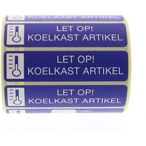 Spruyt Hillen - Sticker Let Op Koelkast Artikel - 500St