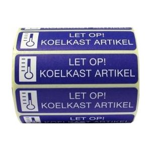 Spruyt Hillen Sticker let op koelkast artikel  500 stuks