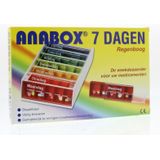 Anabox 7 dagen - Regenboog - Medicijndoos