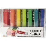 Anabox 7 dagen - Regenboog - Medicijndoos