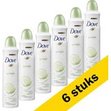 6x Dove deodorant spray Go Fresh (250 ml)