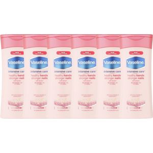 Vaseline hand + stronger nails  - 200 ml - handcreme - 6 st - voordeelverpakking