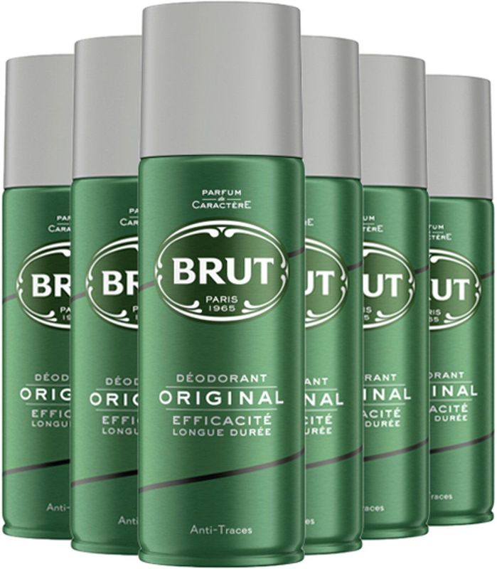Brut - Deospray - Original - 6 x 200 ml - Voordeelverpakking