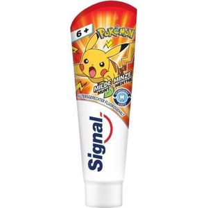 Signal - Pokémon - Tandpasta - Milde Munt - Anti-Tandsteen - 75 ml