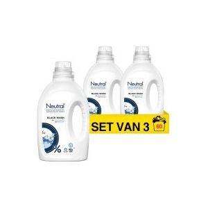 Neutral - Vloeibaar Wasmiddel - Zwart - Hypoallergeen - Parfumvrij