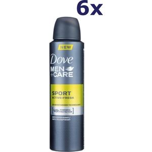 Dove - Deodorant - Care Sport Active + Fresh - 150ML - 6x