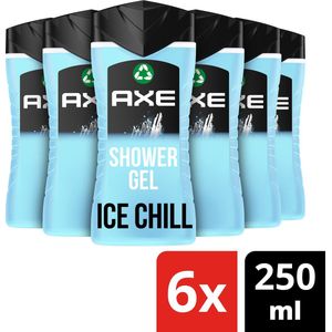 Axe Ice Chill 3-in-1 Douchegel - 6 x 250 ml - Voordeelverpakking