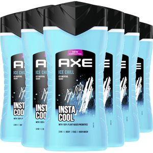 Axe Ice Chill 3-in-1 Douchegel - 6 x 400 ml - Voordeelverpakking