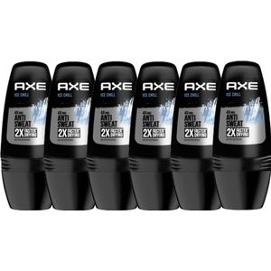 6x Axe Deororant Roller Ice Chill 50 ml