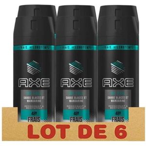 AXE Deo Spray - Ice Fall Sage Frozen en Mandarin - 6 x 150 ml