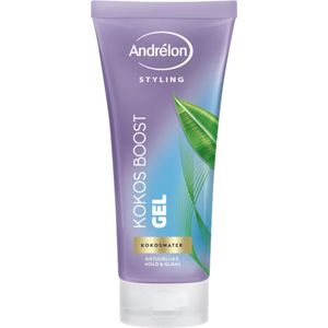Andrélon Kokos Boost Styling Gel met Kokoswater - Tube 200 ml