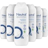 Neutral 0% Parfumvrij Shampoo - 6 x 250 ml - Voordeelverpakking