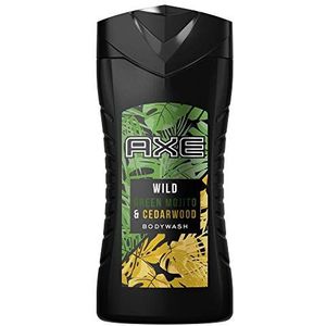 Axe Wild douchegel heren, voor een frisse douche-ervaring met Green Mojito & cederhout 12h geur (1x 250 ml)