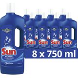 Sun Classic - Vaatwas spoelglansmiddel - 8 x 750 ml Voordeelverpakking