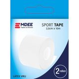 Emdee Sporttape Duo Wit 2,5 cm x 10 m 2 stuks