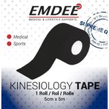 Emdee - Kinesiology Tape - Zwart - Non Cut