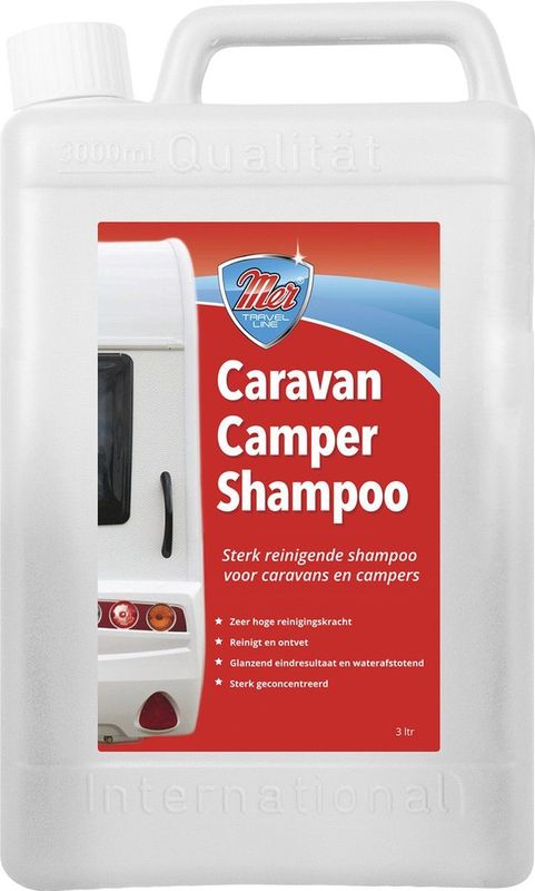 Mer - Caravan & Camper Shampoo - 3L - Hoog Geconcentreerd - Effectief Tegen Vuil