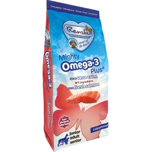 Renske - Mighty Omega Plus Zalm Geperst Hondenvoer