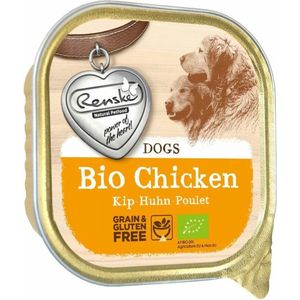 Renske Adult Bio Alu - Kip Graanvrij - Hondenvoer - 9 x 300 g - NL-BIO-01