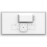 STRONG - SA62 - Platte Antenne - Wit - Geïntegreerde LNB - Voor 2 Deelnemers