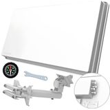 Strong - SA64 - Satellietantenne - Grijs - Geïntegreerde Quad LNB