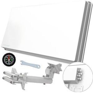 Strong - SA64 - Satellietantenne - Grijs - Geïntegreerde Quad LNB