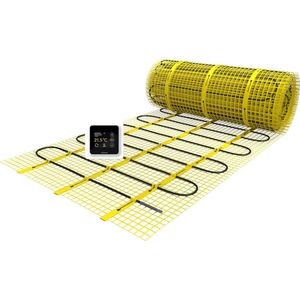 MAGNUM Mat - Set 6 M² / 900 Wat - Elektrische Vloerverwarming / MRC-inbouwthermostaat - Wit