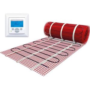 e-Heat Mat - Set 10 m² / 1500 Watt, Elektrische Vloerverwarming