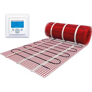 e-Heat Mat - Set 2 m² / 300 Watt, Elektrische Vloerverwarming