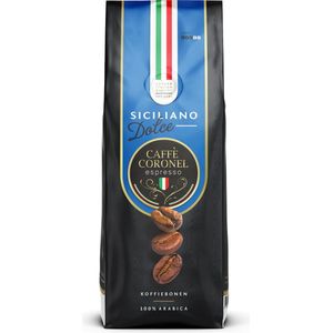 Caffè Coronel Siciliano Dolce Koffiebonen - 1kg - 100% Arabica - Medium Gebrand