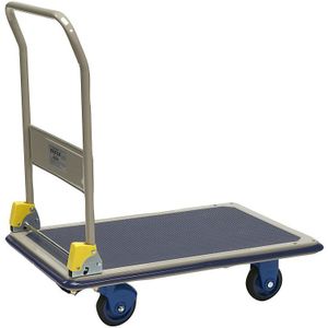 PRESTAR® Inklapbare plateauwagen metaal 92x61cm. Max 300kg