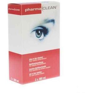 Pharmaclean all-in-one 3 maanden oplossing 2x360ml
