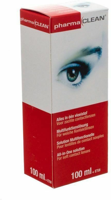 Reispakket - 100 ml Alles in 1 Vloeistof voor Zachte Contactlenzen - Etui