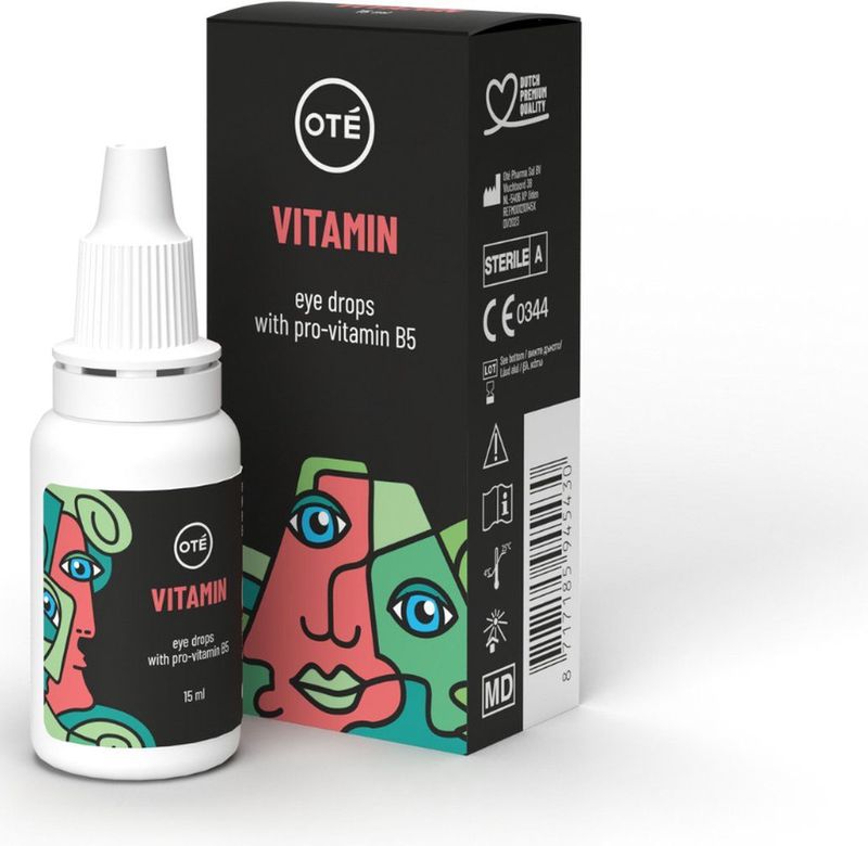 Oté - Vitamin Eye Drops - Oogdruppels - 15 ml - Met Pro-Vitamine B5