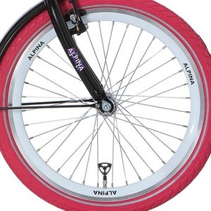 Alpina - Voorwiel - 20 Inch - J19DB Purple - Spaken Silver - Standaard Voornaaf