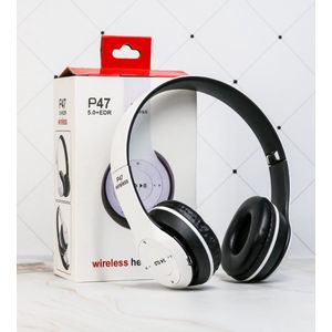 Hoofdtelefoon - Wit - Bluetooth 5.0 - Met Microfoon