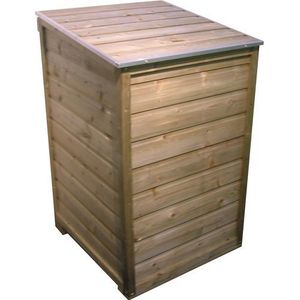 Lutrabox Afvalcontainerkast 1 Container 70x79x116cm | Containerombouw