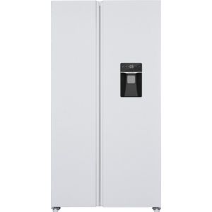 Exquisit SBS146-WS-041EW - Amerikaanse koelkast - Waterdispenser - Display - 5 Jaar Garantie - No Frost - 439 liter - Wit