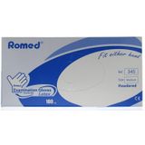 Romed Latex handschoenen gepoederd Medium