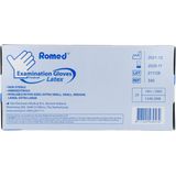 Romed Latex handschoenen gepoederd Medium